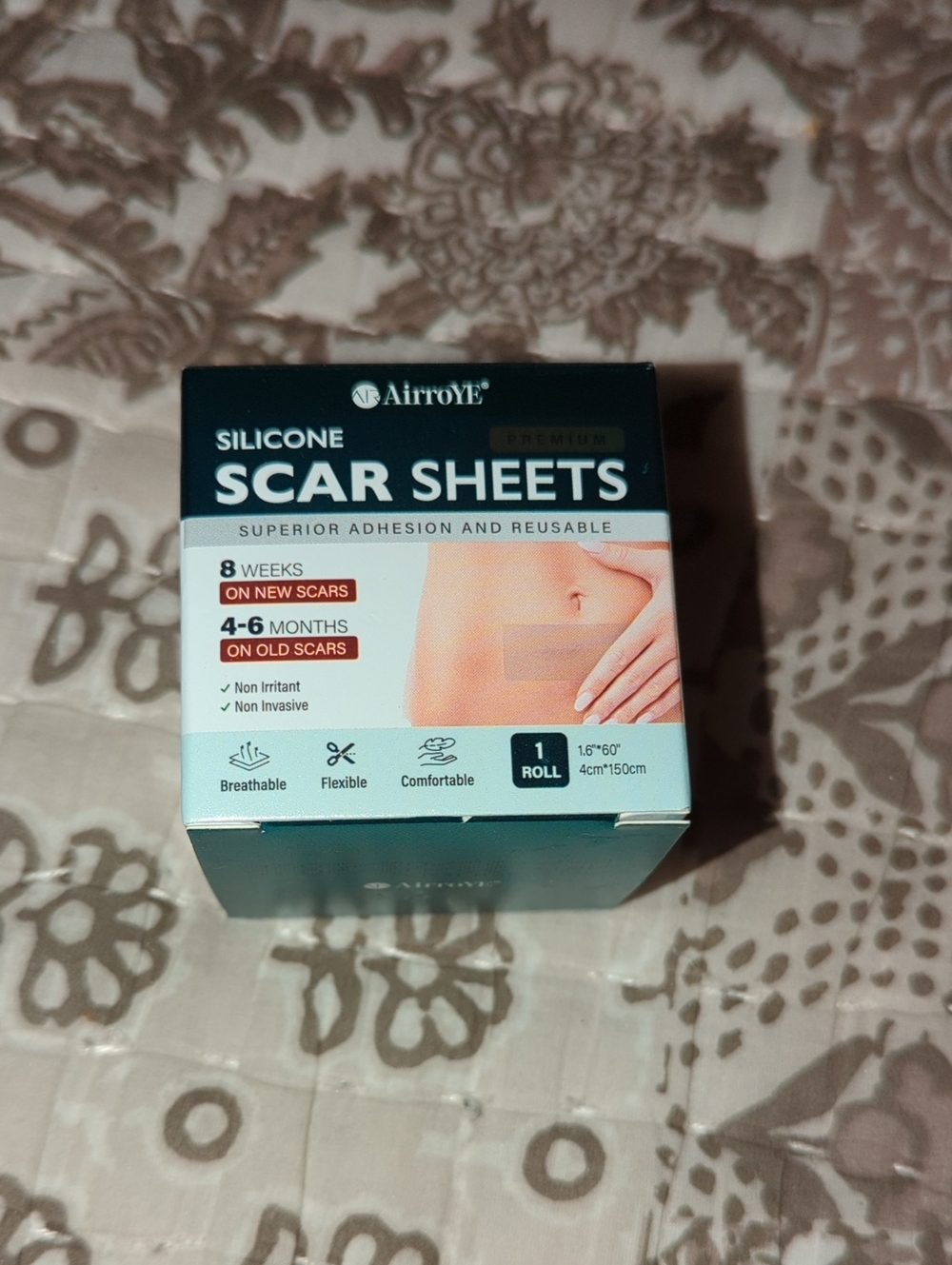 Silicone Scar Sheets Roll - Teal